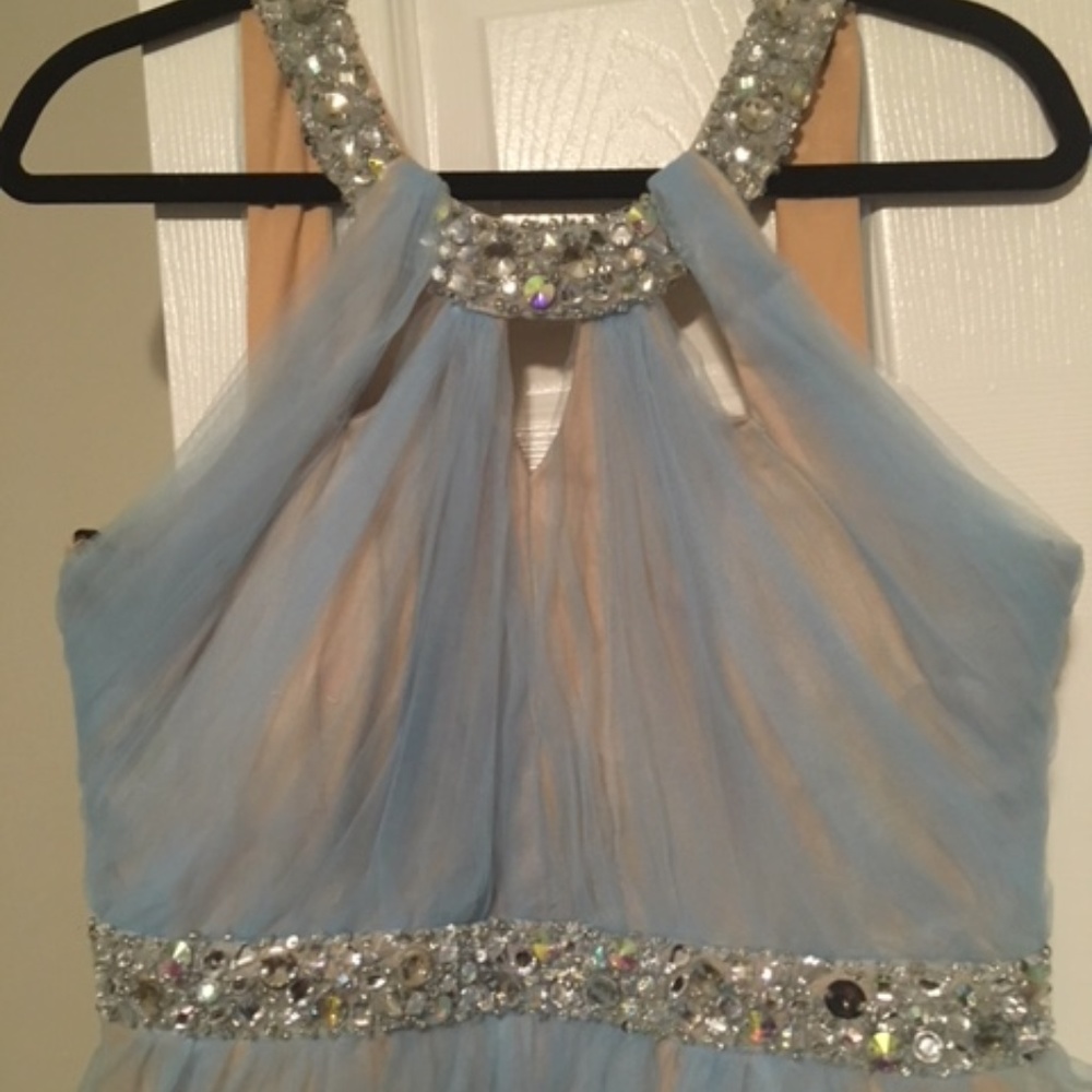 Cinderella Blue Prom Gown